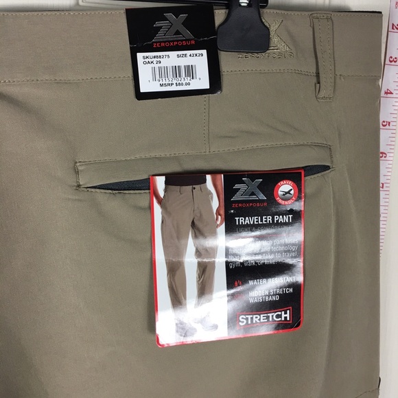 ZeroXposur Pants New Zeroxposur Traveler Pant Travel Series 4229
